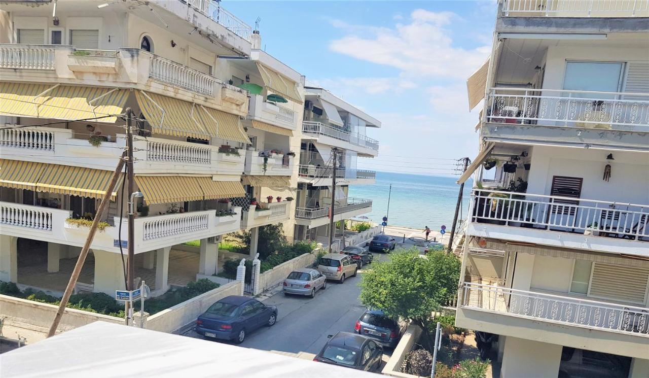 Beach&Sea View Spacious Apartment Peraía Exterior foto