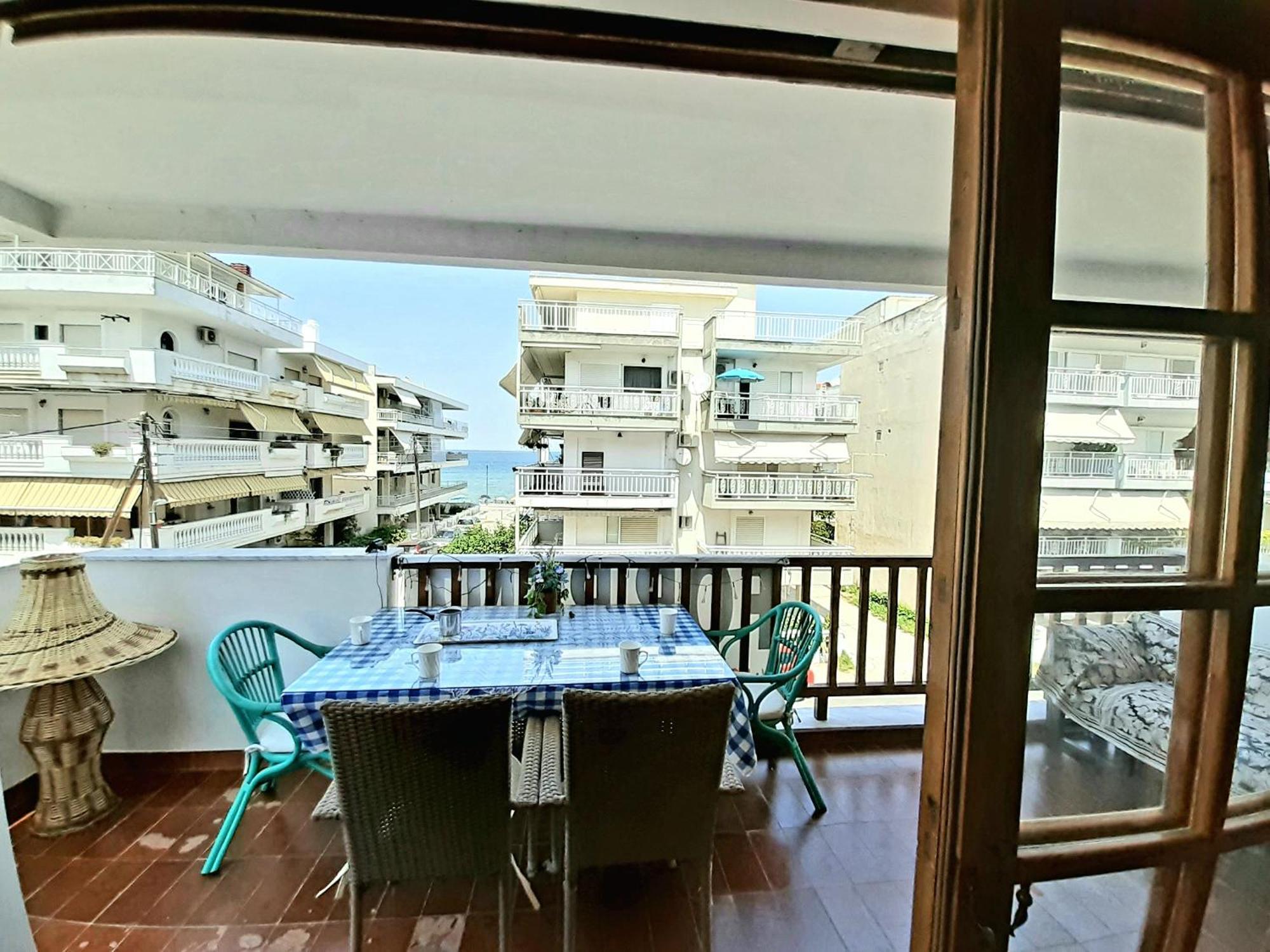 Beach&Sea View Spacious Apartment Peraía Exterior foto